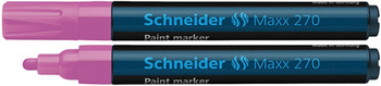 Marker olejowy SCHNEIDER Maxx 270, okrągły, 1-3mm, różowy