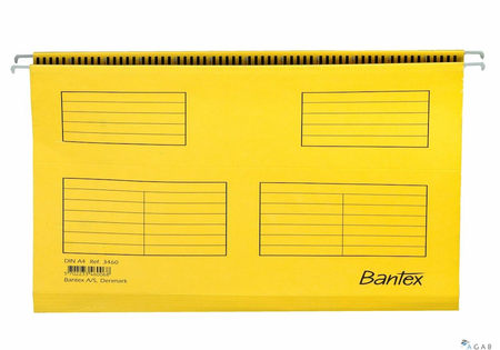 Teczka zawieszana STANDARD żółta BANTEX 100331433