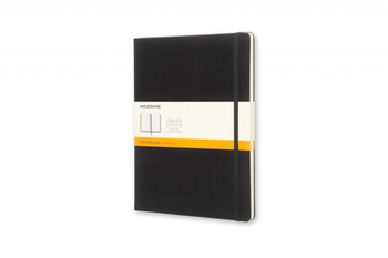 Notes MOLESKINE Classic XL (19x25cm) w linie, twarda oprawa, 192 strony, czarny