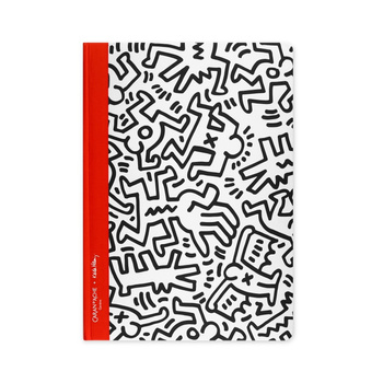 Notes CARAN D'ACHE, Keith Haring, kropki, A5