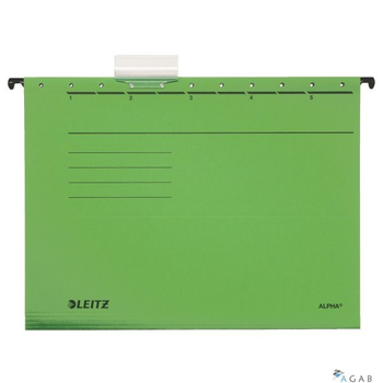 Teczki zawieszane ALPHA, zielony,  Leitz 19850155
