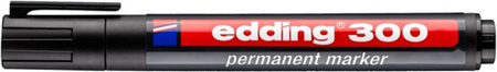 Marker permanentny e-300 EDDING, 1,5-3mm, czarny