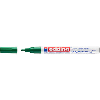 Marker olejowy połyskujący e-751 EDDING, 1-2 mm, zielony