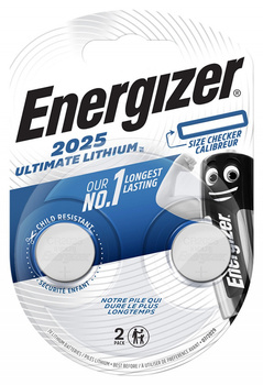 Bateria specjalistyczna ENERGIZER Ultimate Lithium Coins, CR2025, 3V, 2szt.