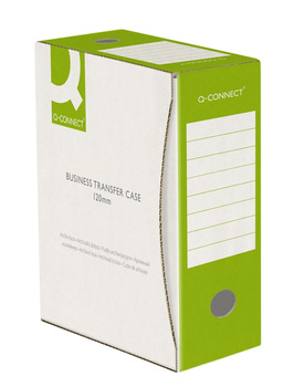 Pudło archiwizacyjne Q-CONNECT, karton, A4/120mm, zielone