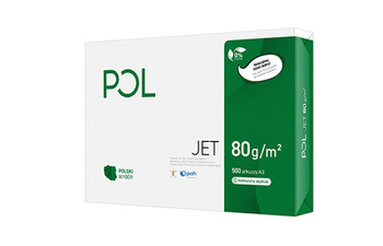 Papier ksero POL JET, A3, klasa A, 166CIE, 80gsm, 500ark.