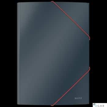 Teczka kartonowa z gumką Leitz Cosy, A4, szara 30020089