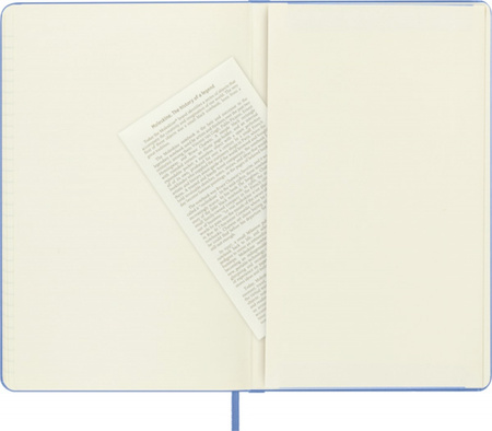 Notes MOLESKINE Classic L (13x21 cm) w linie, twarda oprawa, hydrangea blue, 240 stron, niebieski