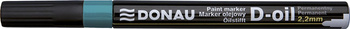 Marker olejowy DONAU, 2,2mm, zawieszka, zielony