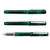 Pióro wieczne Platinum Prefounte Dark Emerald, F, w plastikowym opakowaniu, na blistrze, zielone