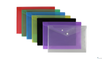 Teczka kopertowa DL SATYNA czerwona BIURFOL TKS-03-01