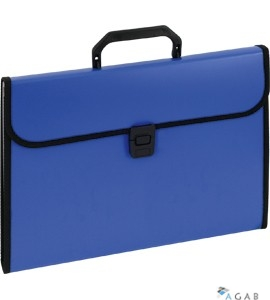 Aktówka harmonijkowa 9112A niebieska EAGLE 120-1221