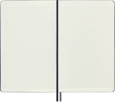 Notes MOLESKINE Classic L (13x21 cm) w linie, twarda oprawa, sapphire blue, 400 stron, niebieski