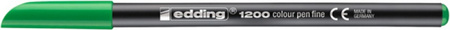 Pisak z cienką końcówką e-1200 EDDING, 1 mm, zielony neonowy