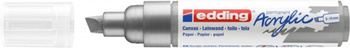Marker akrylowy e-5000 EDDING, 5-10 mm, matowe srebro