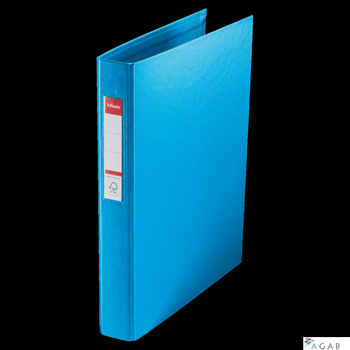 Segregator Esselte A4 z 4 kółkami, grzbiet 42 mm, niebieski, , 14460