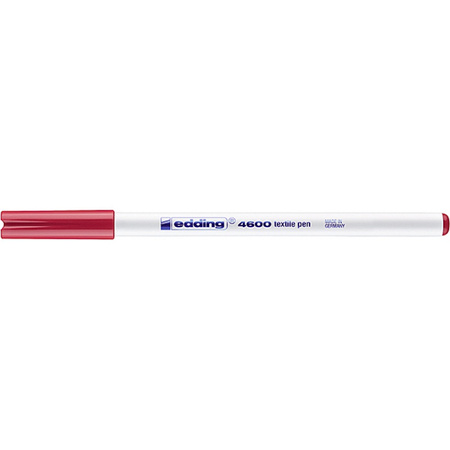 Pisak tekstylny e-4600 EDDING, 1 mm, karminowy