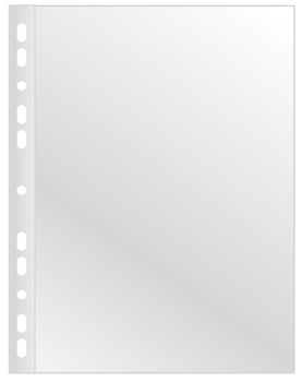 Koszulki na dokumenty Q-CONNECT, PP, A4, krystal, 100mikr., 100szt.