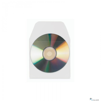 Samoprzylepna kieszeń na CD z zamknięciem 3L 127x127mm 6832-10
