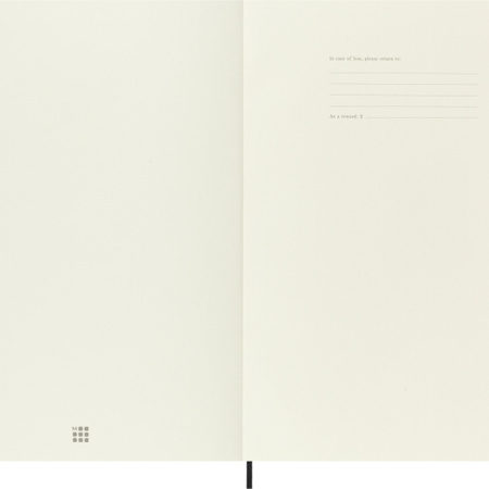 Notes MOLESKINE Classic A4 (21x29,7 cm) w linie, miękka oprawa, 192 strony, czarny