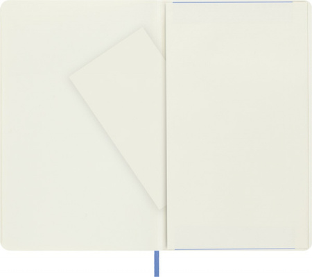 Notes MOLESKINE Classic L (13x21 cm) gładki, miękka oprawa, hydrangea blue, 192 strony, niebieski