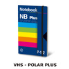 Notatnik STIFFLEX, 13x21cm, 192 strony, VHS Polar Plus