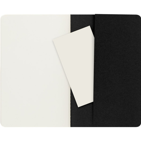 Zestaw 3 Zeszytów MOLESKINE Cahier Journals L (13x21cm) gładki, 80 stron, czarny