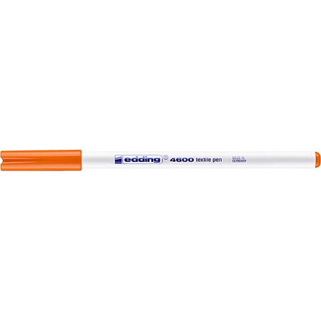Pisak tekstylny e-4600 EDDING, 1 mm, pomarańczowy
