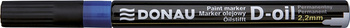 Marker olejowy DONAU, 2,2mm, zawieszka, niebieski