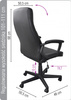 Fotel biurowy OFFICE PRODUCTS Crete, czarny