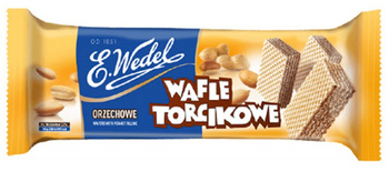 Wafle torcikowe mini E. Wedel, 160 g, orzechowe