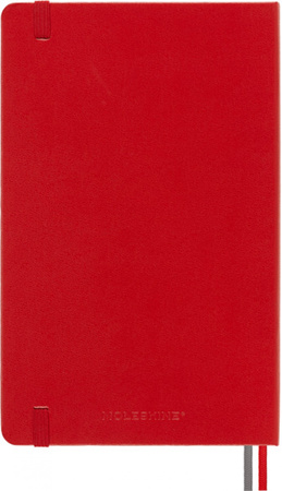 Notes MOLESKINE Classic L (13x21 cm) gładki, twarda oprawa, scarlet red, 400 stron, czerwony
