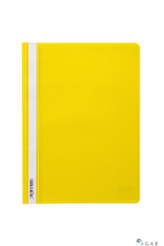 Skoroszyt miękki PP DOTTS (20) żółty polipropylen