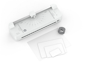 Laminator HP ONELAM COMBO A3, zintegrowany trymer, prędkość laminowania 40 cm/min, biały