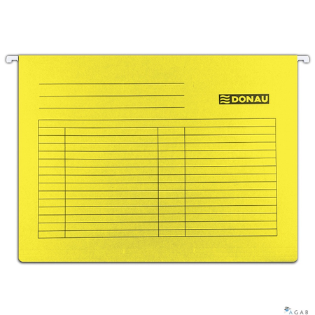 Teczka zawieszkowa żółta A4 230g 7410905-11 DONAU