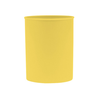 Pojemnik na długopisy DONAU LIFE, pastel, 95x75mm, okrągły, żółty