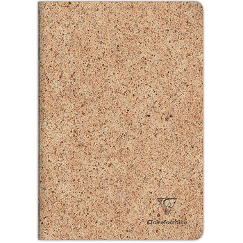 Zeszyt CLAIREFONTAINE Jeans&Cocoa, A4, 48 kartek, w linię, szyty grzbiet, brązowy