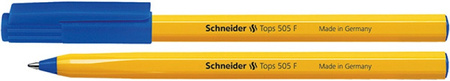 Długopis SCHNEIDER Tops 505, F, niebieski