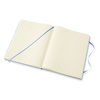 Notes MOLESKINE Classic XL (19x25 cm), gładki, twarda oprawa, hydrangea blue, 192 strony, niebieski