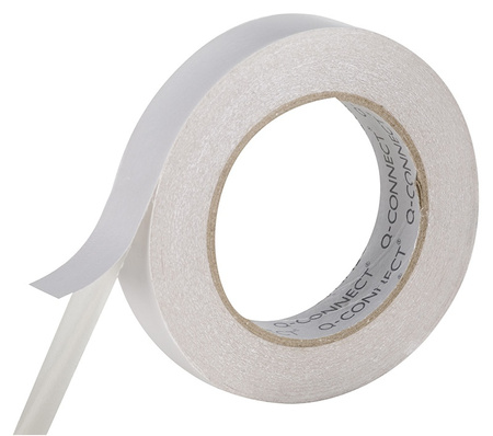 Taśma dwustronna montażowa Q-CONNECT, piankowa, 18mm, 3m, biała