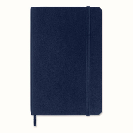 Notes MOLESKINE P (9x14cm) gładki, miękka oprawa, sapphire blue, 192 strony, niebieski