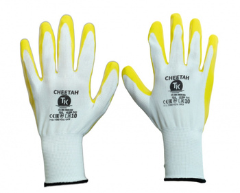 Rękawice TK CHEETAH, rozm. 9, żółte