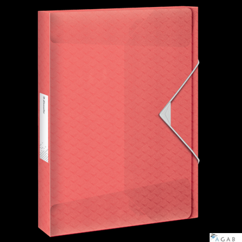 Teczka z gumką Esselte ColourBreeze, 40 mm, koralowy 628451