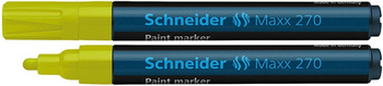 Marker olejowy SCHNEIDER Maxx 270, okrągły, 1-3mm, żółty