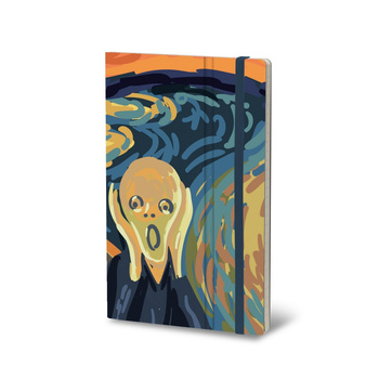 Notatnik STIFFLEX, 9x14cm, 144 strony, Munch