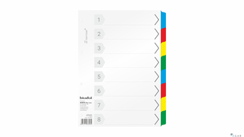 Przekładki laminowane A4 - 8 TRY-02-04 Biurfol TRY-02-04