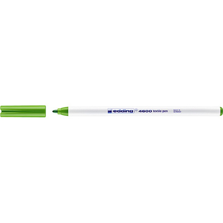 Pisak tekstylny e-4600 EDDING, 1 mm, jasnozielony