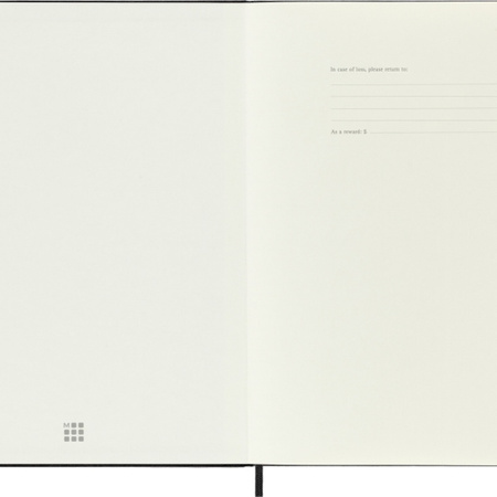 Notes MOLESKINE PROFESSIONAL XL (19x25 cm), twarda oprawa, 192 strony, czarny