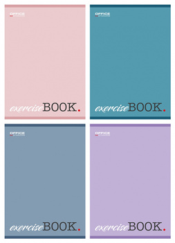 Zeszyt szkolny OFFICE PRODUCTS, A5, w linie, 80 kart., 60gsm, mix kolorów