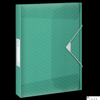 Teczka z gumką Esselte ColourBreeze, 40 mm, zielony 626265
